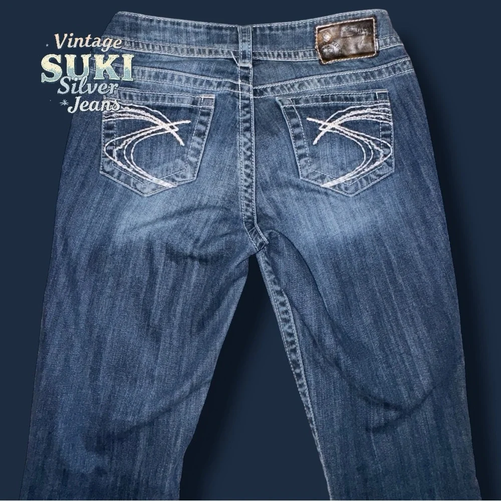 Silver Jeans Suki Mid Rise Curvy Bootcut Jeans Women's Size 26 Vintage Y2K